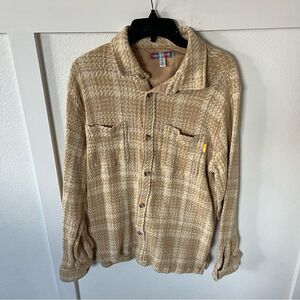 Urban Outfitter Women's Small Oversized Plaid Heavy Button-down